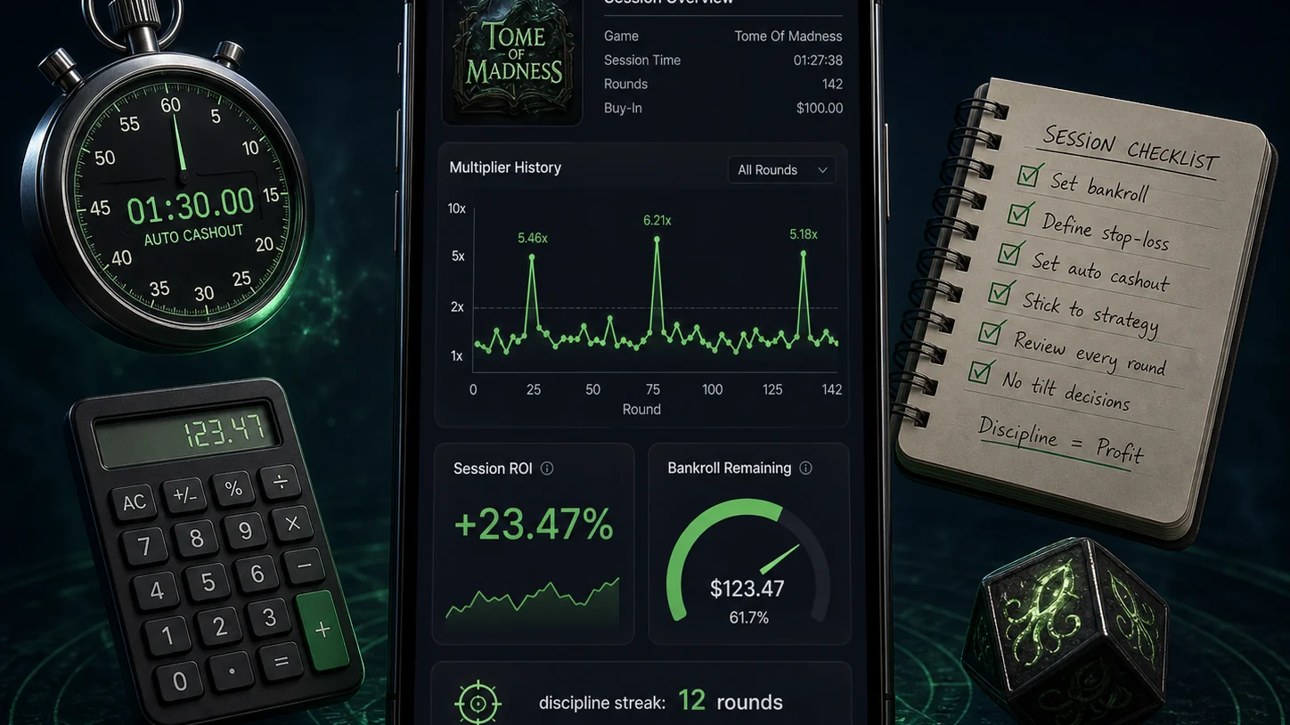 Session tracking and discipline dashboard